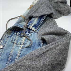 Hooded Denim Jacket